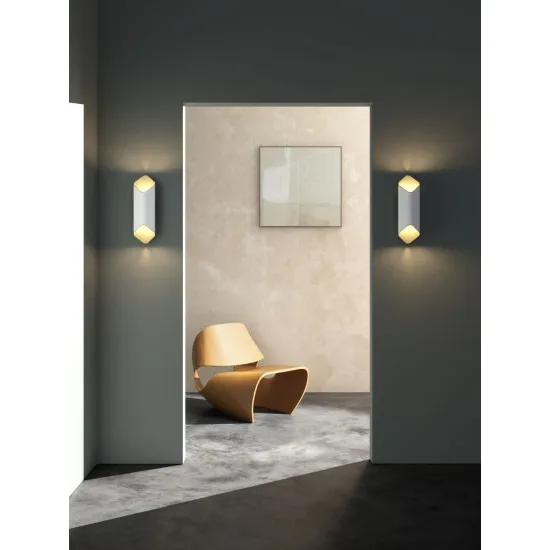 Astro Lighting Ako 420 fehér-arany LED fali lámpa (AST-1481015) LED 1 izzós IP20