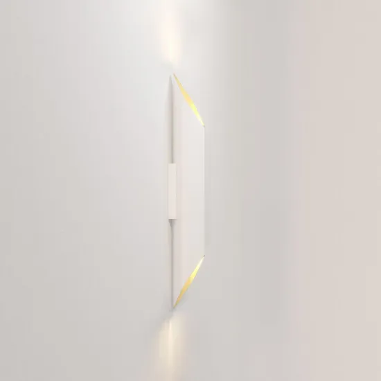 Astro Lighting Ako 600 fehér-arany LED fali lámpa (AST-1481018) LED 1 izzós IP20