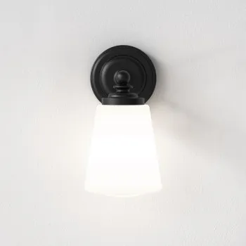 Astro Lighting Anton fekete fürdőszobai falikar (AST-1106006) E14 1 izzós IP44
