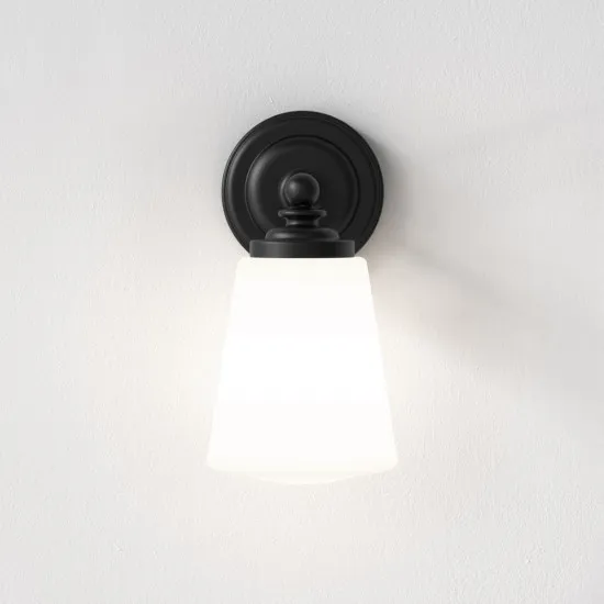 Astro Lighting Anton fekete fürdőszobai falikar (AST-1106006) E14 1 izzós IP44