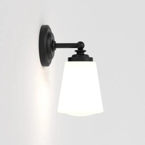 Astro Lighting Anton fekete fürdőszobai falikar (AST-1106006) E14 1 izzós IP44