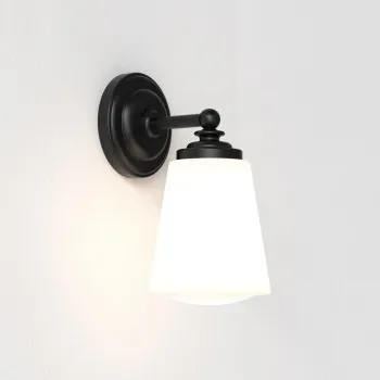 Astro Lighting Anton fekete fürdőszobai falikar (AST-1106006) E14 1 izzós IP44