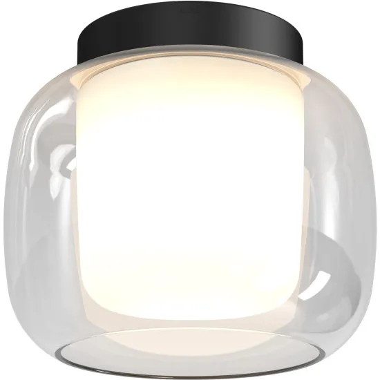 Astro Lighting Aquina Ceiling 240 fekete fürdőszobai mennyezeti lámpa (AST-1450009) E27 1 izzós IP44