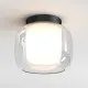 Astro Lighting Aquina Ceiling 240 fekete fürdőszobai mennyezeti lámpa (AST-1450009) E27 1 izzós IP44