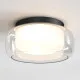 Astro Lighting Aquina Ceiling 360 fekete fürdőszobai mennyezeti lámpa (AST-1450011) E27 2 izzós IP44