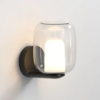 Astro Lighting Aquina Wall fekete fürdőszobai falikar (AST-1450002) G9 1 izzós IP44