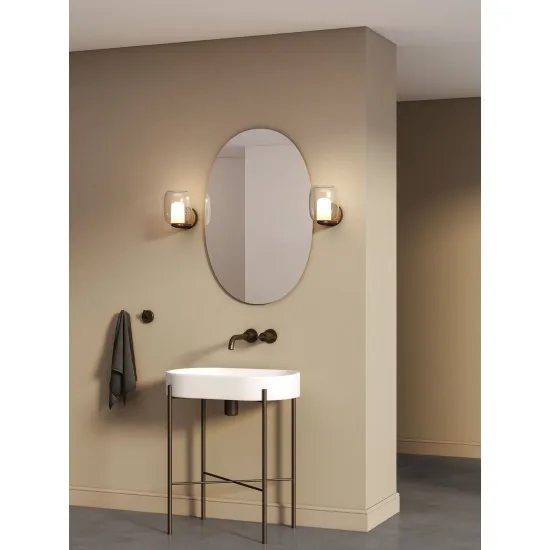 Astro Lighting Aquina Wall fekete fürdőszobai falikar (AST-1450002) G9 1 izzós IP44