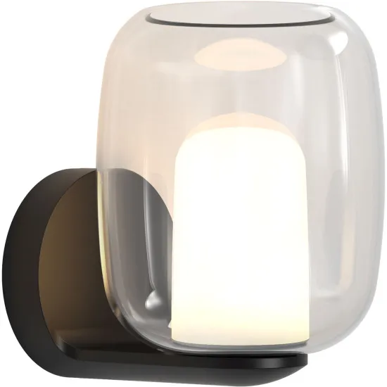 Astro Lighting Aquina Wall fekete fürdőszobai falikar (AST-1450002) G9 1 izzós IP44