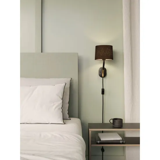 Astro Lighting Arbor fekete falikar (AST-1479001) E14 1 izzós IP20