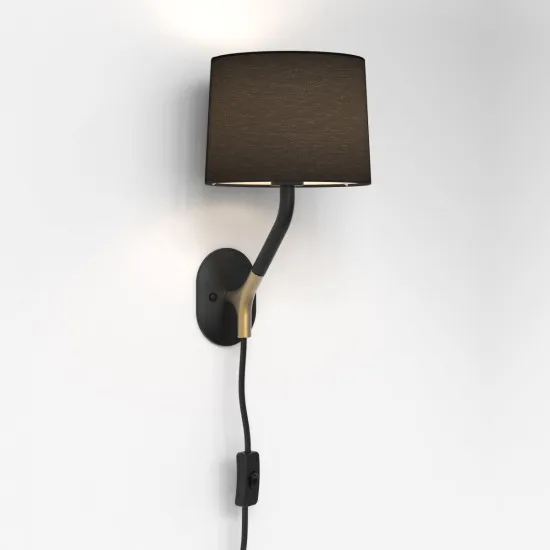 Astro Lighting Arbor fekete falikar (AST-1479001) E14 1 izzós IP20