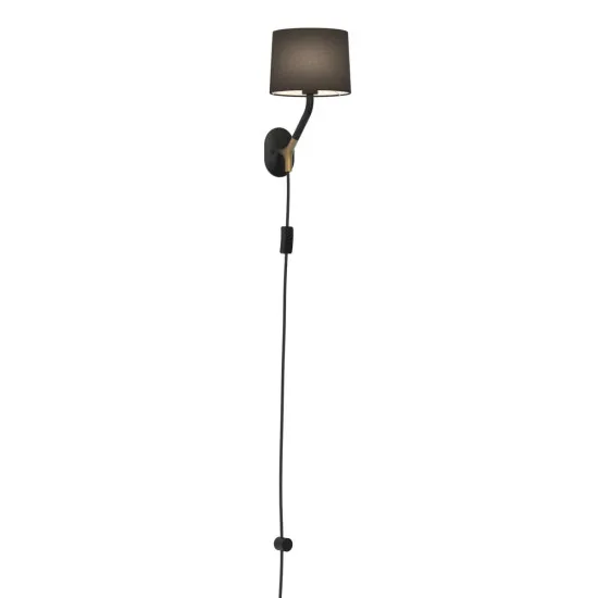Astro Lighting Arbor fekete falikar (AST-1479001) E14 1 izzós IP20