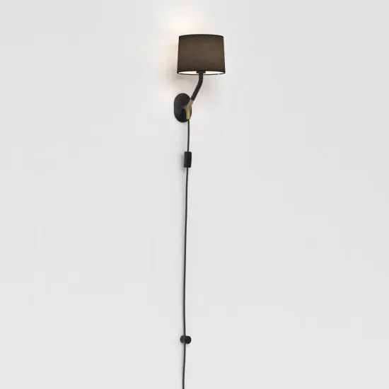 Astro Lighting Arbor fekete falikar (AST-1479001) E14 1 izzós IP20