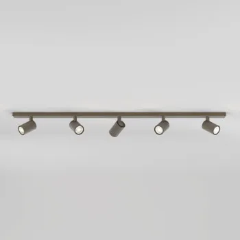 Astro Lighting Ascoli Five Bar barna mennyezeti spotlámpa (AST-1286060) GU10 5 izzós IP20