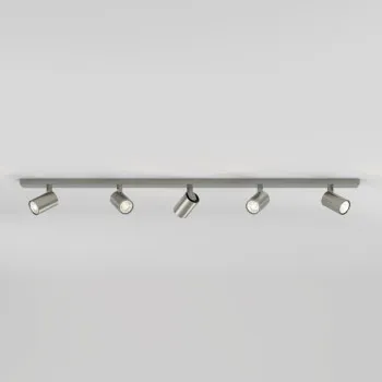 Astro Lighting Ascoli Five Bar nikkel mennyezeti spotlámpa (AST-1286061) GU10 5 izzós IP20