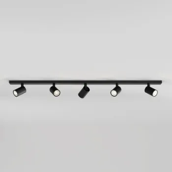 Astro Lighting Ascoli Five Bar fekete mennyezeti spotlámpa (AST-1286085) GU10 5 izzós IP20