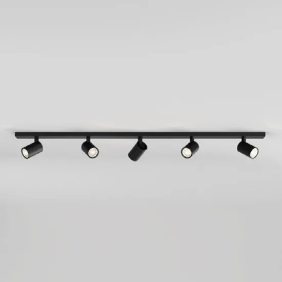 Astro Lighting Ascoli Five Bar fekete mennyezeti spotlámpa (AST-1286085) GU10 5 izzós IP20