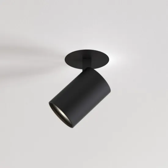 Astro Lighting Ascoli Flush Fire-rated fekete mennyezeti spotlámpa (AST-1286096) GU10 1 izzós IP20