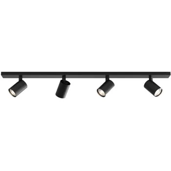 Astro Lighting Ascoli Four Bar fekete mennyezeti spotlámpa (AST-1286084) GU10 4 izzós IP20