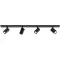 Astro Lighting Ascoli Four Bar fekete mennyezeti spotlámpa (AST-1286084) GU10 4 izzós IP20