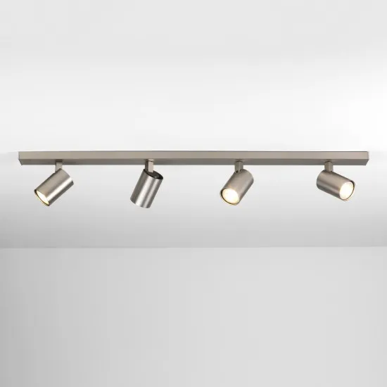 Astro Lighting Ascoli Four Bar nikkel mennyezeti spotlámpa (AST-1286133) GU10 4 izzós IP20