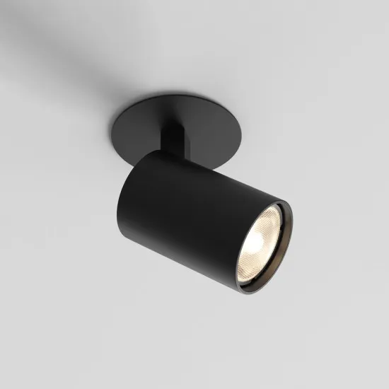 Astro Lighting Ascoli Recessed fekete mennyezeti spotlámpa (AST-1286080) GU10 1 izzós IP20