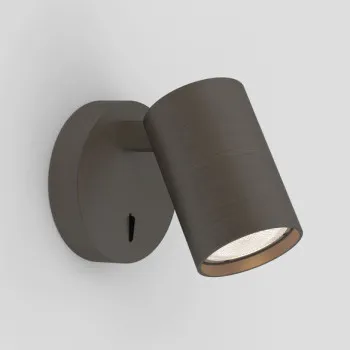 Astro Lighting Ascoli Single Switched barna fali/mennyezeti spotlámpa (AST-1286009) GU10 1 izzós IP20