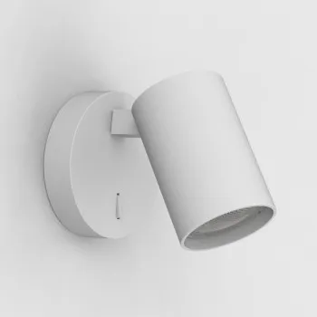 Astro Lighting Ascoli Single Switched fehér fali/mennyezeti spotlámpa (AST-1286010) GU10 1 izzós IP20