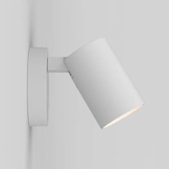Astro Lighting Ascoli Single Switched fehér fali/mennyezeti spotlámpa (AST-1286010) GU10 1 izzós IP20