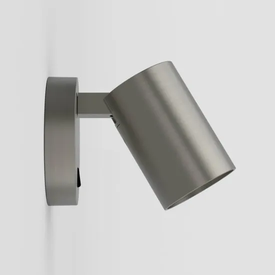 Astro Lighting Ascoli Single Switched nikkel fali/mennyezeti spotlámpa (AST-1286011) GU10 1 izzós IP20