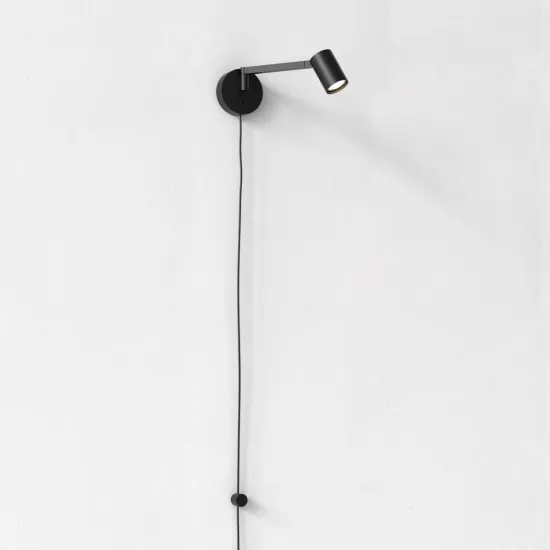 Astro Lighting Ascoli Swing Plug-in fekete falikar (AST-1286138) GU10 1 izzós IP20