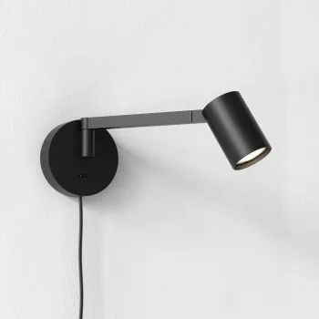 Astro Lighting Ascoli Swing Plug-in fekete falikar (AST-1286138) GU10 1 izzós IP20