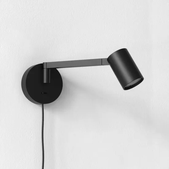 Astro Lighting Ascoli Swing Plug-in fekete falikar (AST-1286138) GU10 1 izzós IP20