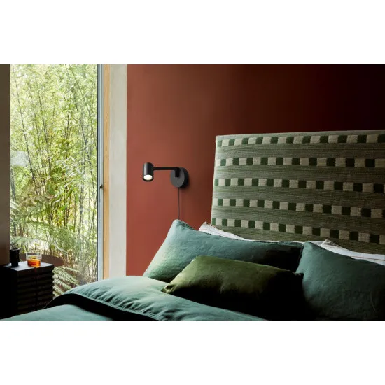 Astro Lighting Ascoli Swing Plug-in fekete falikar (AST-1286138) GU10 1 izzós IP20