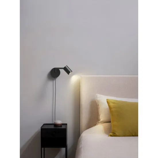 Astro Lighting Ascoli Swing Plug-in fekete falikar (AST-1286138) GU10 1 izzós IP20