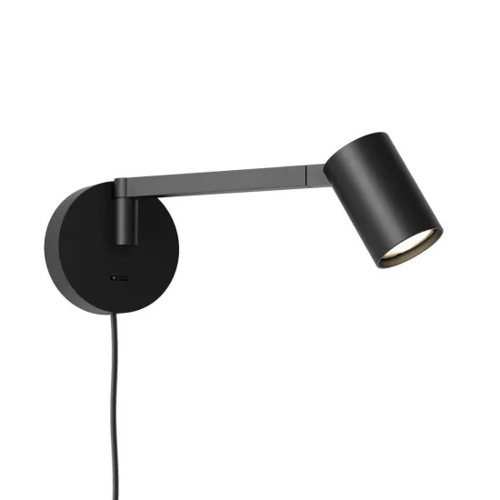 Astro Lighting Ascoli Swing Plug-in fekete falikar (AST-1286138) GU10 1 izzós IP20