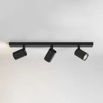 Astro Lighting Ascoli Triple Bar fekete mennyezeti spotlámpa (AST-1286128) GU10 3 izzós IP20