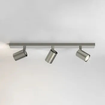 Astro Lighting Ascoli Triple Bar nikkel mennyezeti spotlámpa (AST-1286129) GU10 3 izzós IP20