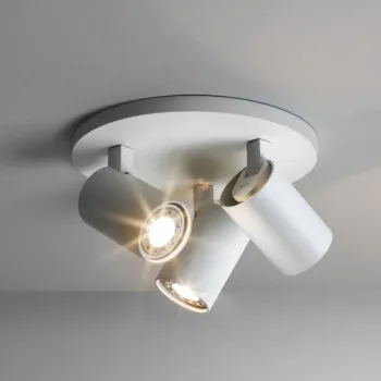 Astro Lighting Ascoli Triple Round fehér mennyezeti spotlámpa (AST-1286002) GU10 3 izzós IP20