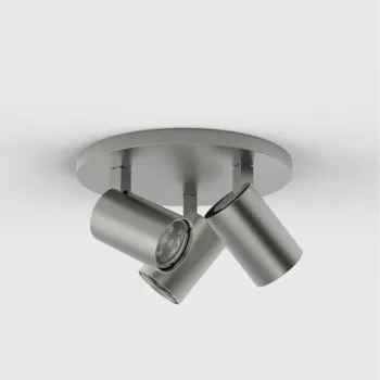 Astro Lighting Ascoli Triple Round nikkel mennyezeti spotlámpa (AST-1286012) GU10 3 izzós IP20