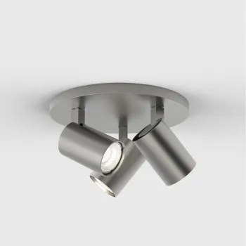 Astro Lighting Ascoli Triple Round nikkel mennyezeti spotlámpa (AST-1286012) GU10 3 izzós IP20