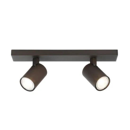 Astro Lighting Ascoli Twin barna mennyezeti spotlámpa (AST-1286126) GU10 2 izzós IP20