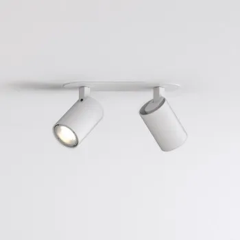 Astro Lighting Ascoli Twin Recessed fehér mennyezeti spotlámpa (AST-1286097) GU10 2 izzós IP20