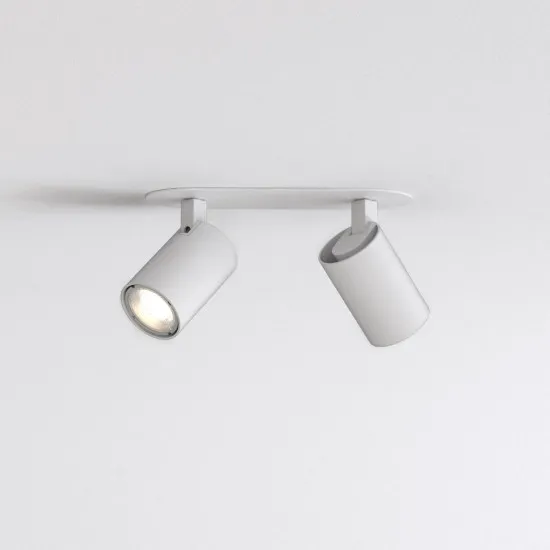 Astro Lighting Ascoli Twin Recessed fehér mennyezeti spotlámpa (AST-1286097) GU10 2 izzós IP20