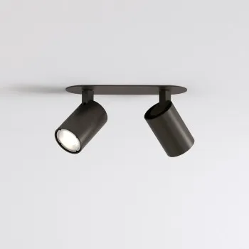 Astro Lighting Ascoli Twin Recessed barna mennyezeti spotlámpa (AST-1286098) GU10 2 izzós IP20