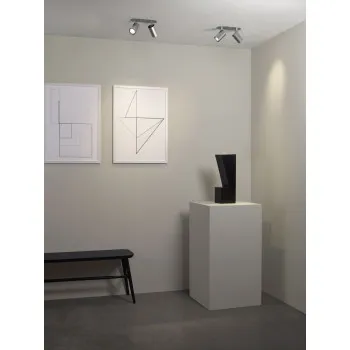 Astro Lighting Ascoli Twin Recessed nikkel mennyezeti spotlámpa (AST-1286099) GU10 2 izzós IP20