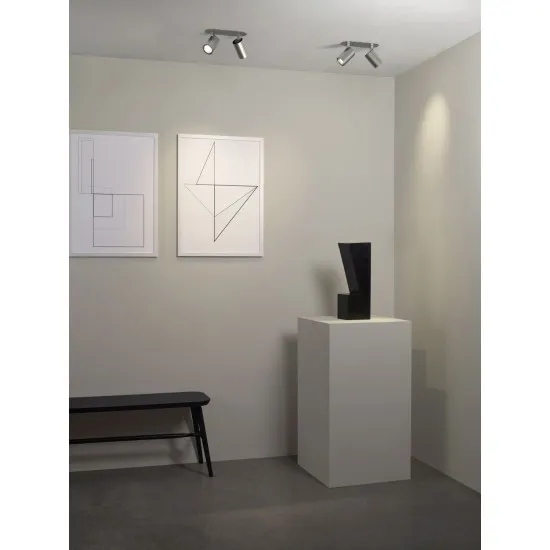 Astro Lighting Ascoli Twin Recessed nikkel mennyezeti spotlámpa (AST-1286099) GU10 2 izzós IP20