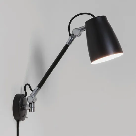 Astro Lighting Atelier Grande Wall fekete falikar (AST-1224016) E27 1 izzós IP20
