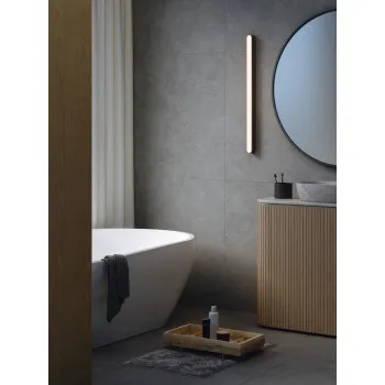 Astro Lighting Atticus 900 fekete fürdőszobai LED tükörvilágítás (AST-1440006) LED 1 izzós IP44
