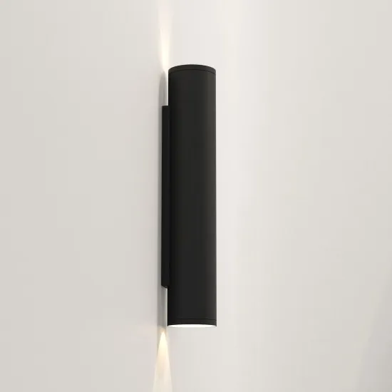 Astro Lighting Ava 400 fekete kültéri falikar (AST-1428013) GU10 2 izzós IP44