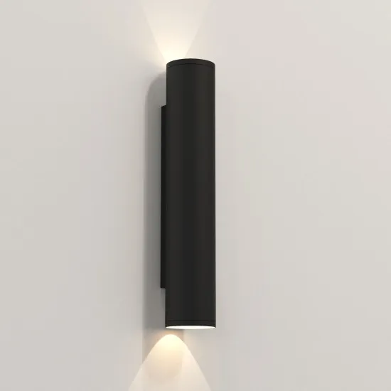 Astro Lighting Ava 400 fekete kültéri falikar (AST-1428013) GU10 2 izzós IP44